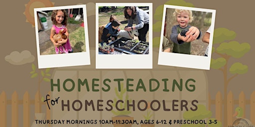 Image principale de Homesteading for Homeschoolers Spring Co-op