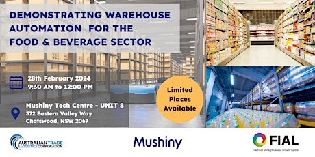 Demonstrating Warehouse Automation for the Food and Beverage Sector primary image