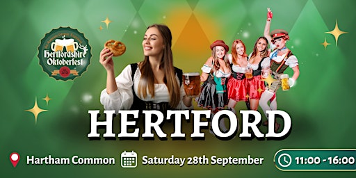 Primaire afbeelding van Hertfordshire Oktoberfest - Saturday DAY Session , HERTFORD