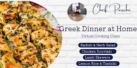 Greek Dinner at Home - Virtual Cooking Class