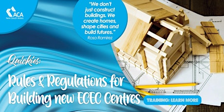 Rules & Regulations for Building new ECEC Centres
