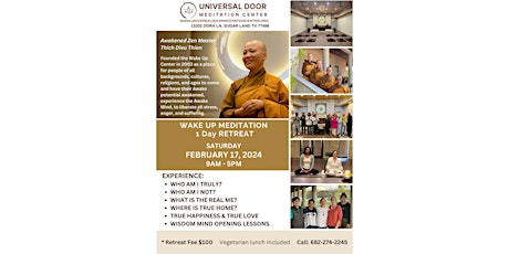 WAKE UP Meditation Retreat, a Transformative Fresh Start to  Your Life primary image