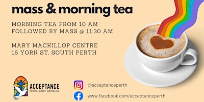 LGBTQ+ Mass & Morning Tea - April 2024 primary image