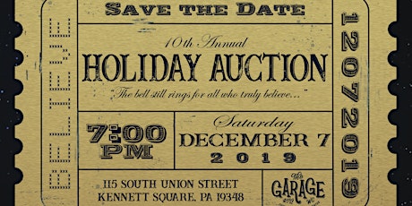 Garage Youth Center 2019 Holiday Auction primary image