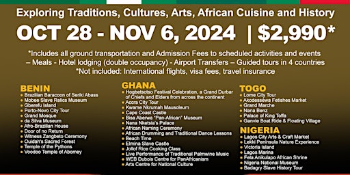 Hauptbild für West African Cultural Tour - Nigeria, Benin, Togo, Ghana