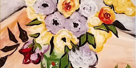 Van Gogh's Roses and Anemones - Paint and Sip by Classpop!™