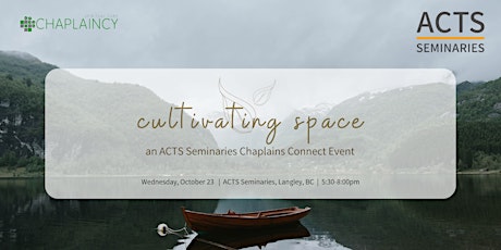 Chaplains Connect with ACTS Seminaries (Langley) primary image