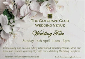 Primaire afbeelding van The Cotgrave Club Wedding Fair