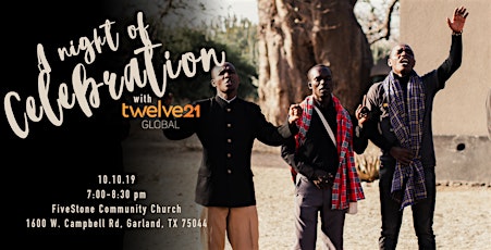 A Night of Celebration with Twelve21 Global primary image