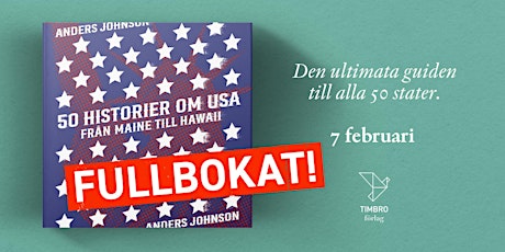 BOKLANSERING: "50 historier om USA" av Anders Johnson  primärbild