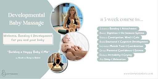 Image principale de Developmental Baby Massage Classes