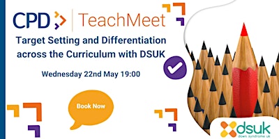 Imagem principal do evento Target Setting and Differentiation across the Curriculum with DSUK