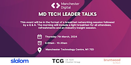 Manchester Digital Tech Leader Talks primary image
