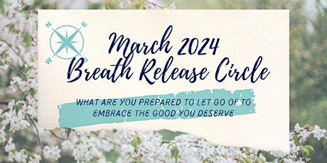 Immagine principale di March 2024 Libra Full Moon Breath Release Circle 