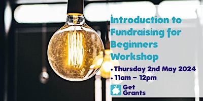 FREE Introduction to Fundraising for Beginners Workshop  primärbild