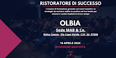 Imagem principal de Ristoratore di Successo - Olbia | 16/04/24