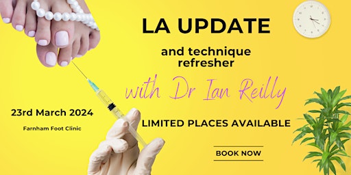 Hauptbild für Local Anaesthesia Update and Technique Refresher for PODIATRISTS