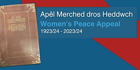 Anerchiad - Apêl Merched dros Heddwch / Talk - Women's peace Appeal primary image