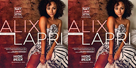 HIDE/SEEK SOFT OPENING HOSTED BY ALIX “ EFFIE” LAPRI FROM HIT SHOW POWER primary image