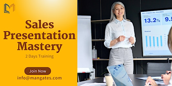 Sales Presentation Mastery 2 Days Training in Adelaide