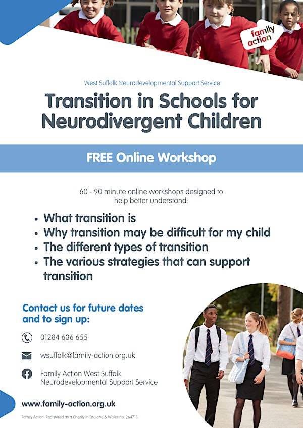 'Transition in Schools for Neurodivergent Children' workshop