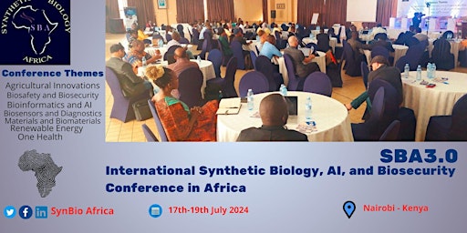 Hauptbild für SBA.3 International Synthetic Biology, and Biosecurity Conference in Africa