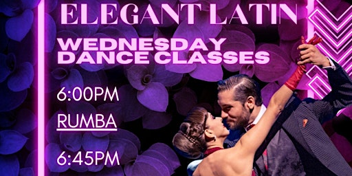 Elegant Latin Wednesday Dance Classes - Salsa, Bachata, Rumba primary image