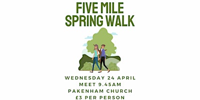 Imagem principal do evento Five Mile Spring Walk