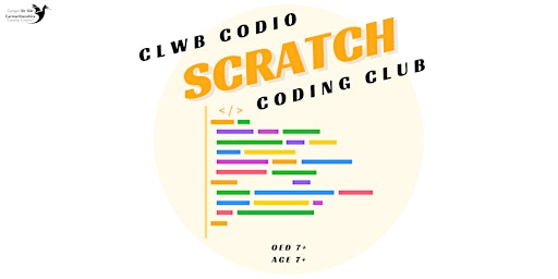 Clwb Codio Scratch (Oed 7+) / Scratch Coding Club (Age 7+)  primärbild