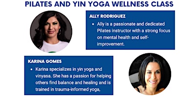 Image principale de April 27th, 2024 Pilates and Yin Yoga Wellness Class (at YMCA)