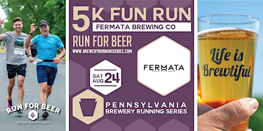 Primaire afbeelding van 5k Beer Run x Fermata Brewing Co. | 2024 PA Brewery Running Series