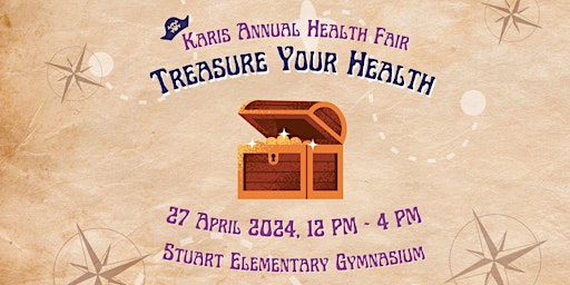 Imagem principal do evento “Treasure Your Health” Karis Health Fair