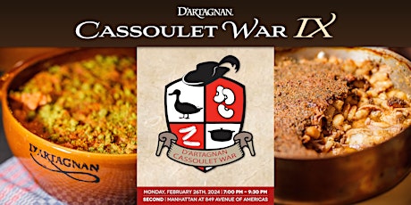 D'Artagnan Presents IX Annual Cassoulet War! primary image