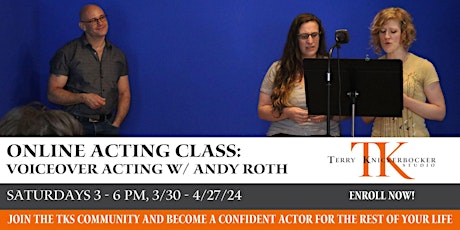 Online Voiceover with Andy Roth, NY's Premier VO Casting Director/Coach!