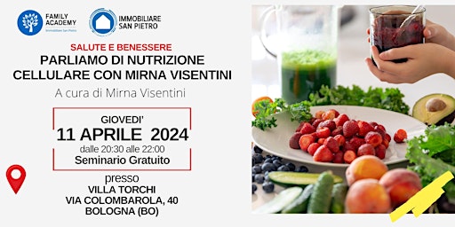 Image principale de PARLIAMO DI NUTRIZIONE CELLULARE CON MIRNA VISENTINI