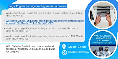 Wk 2: Legal English for making requests & giving information in an email