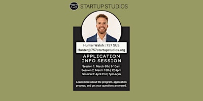 Imagen principal de Startup Studios  Information Session for Spring 2024 Application Cycle