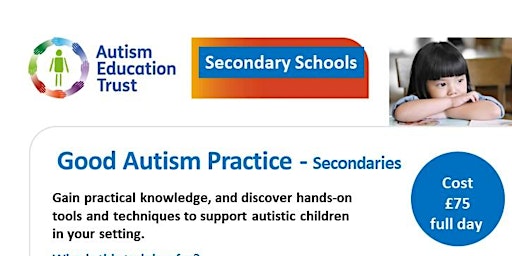 Imagem principal do evento Good Autism Practice - Autism Education Trust - Secondary