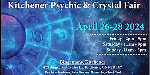 Immagine principale di Kitchener Psychic & Crystal Fair 