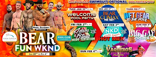 Collection image for BEAR WEEK 2024 at POOL CLUB PV by CASA CUPULA