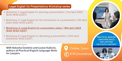 Workshop 3: Legal English for presentation slides