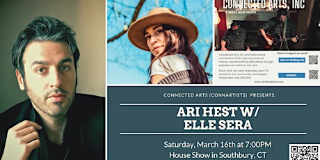 Ari Hest w/ Elle Sera: House Concert in Southbury, CT primary image