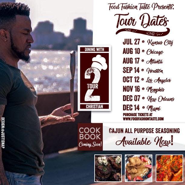 Food Fashion Taste Presents: Dining With Christian City to City Tour 2019