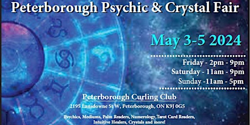 Imagem principal do evento Peterborough Psychic & Crystal Fair