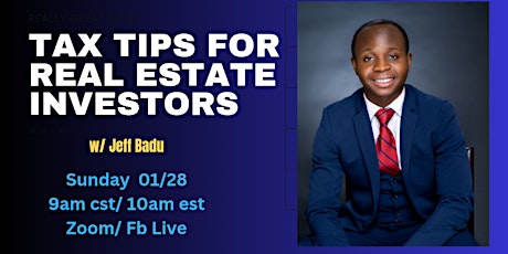 Dallas: Tax Tips for Real Estate Investors! Let's Talk about it! primary image