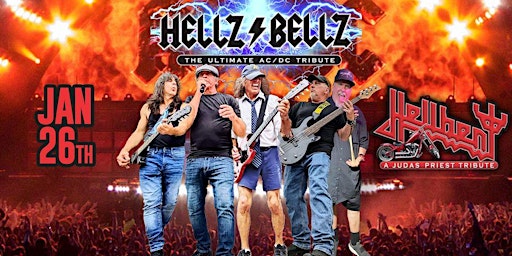 Primaire afbeelding van Hellz Bellz AC/DC Tribute + Hell Bent at BIGBAR 6-10PM! No Cover!