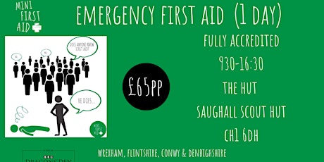 Emergency First Aid at Work course (1 Day)