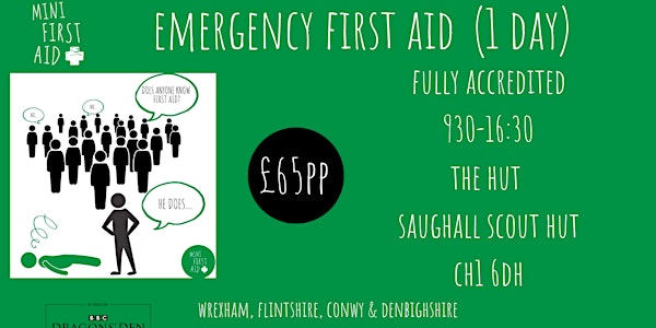 Emergency First Aid at Work course (1 Day)