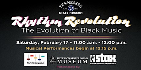 Imagem principal do evento Rhythm Revolution: The Evolution of Black Music in Tennessee