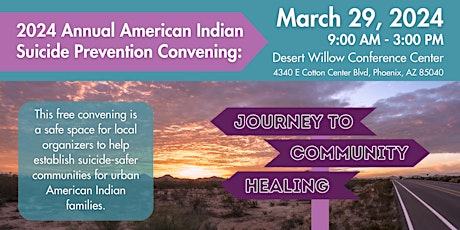 2024 Annual American Indian Suicide Prevention Convening